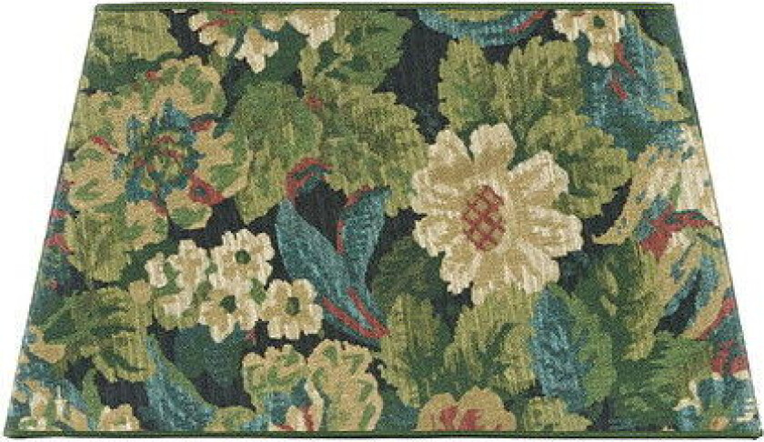 Rektangulær lampeskjerm ebonleaf flower