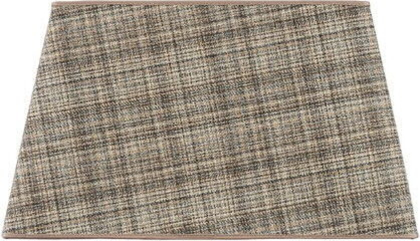 Rektangulær lampeskjerm callum plaid brown