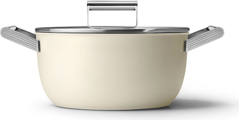 Gryte 24 cm / 4,5 liter, creme