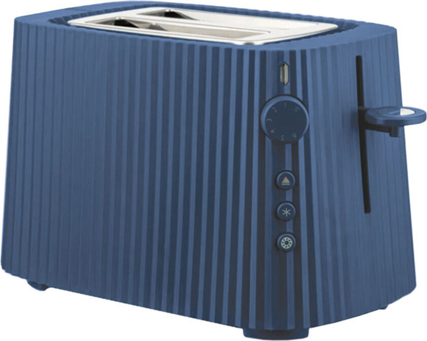 Plissé brødrister, blå