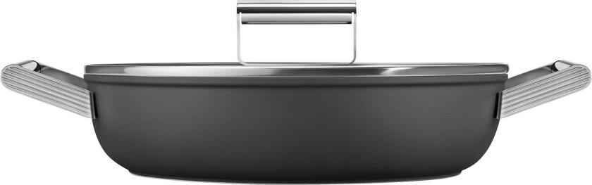 Traktørpanne 28 cm, svart