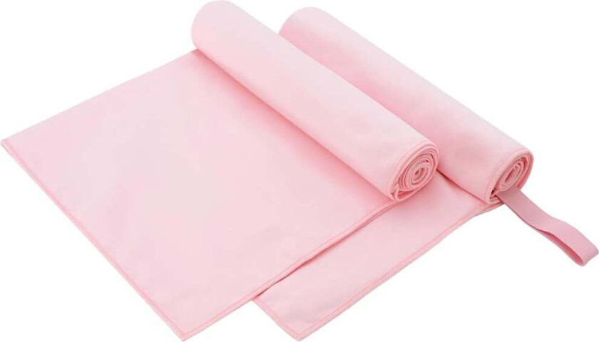 Sportshåndklær 2 pcs Rosa 100 x 50 cm Polyester og polyamid