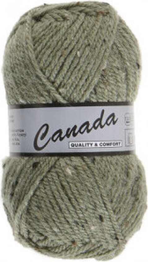 Lammy Canada Garn Mix 495 Lys armégrønn/naturbrun/brun