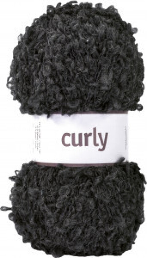 Â Järbo Curly Garn 13505 Antrasittgrå
