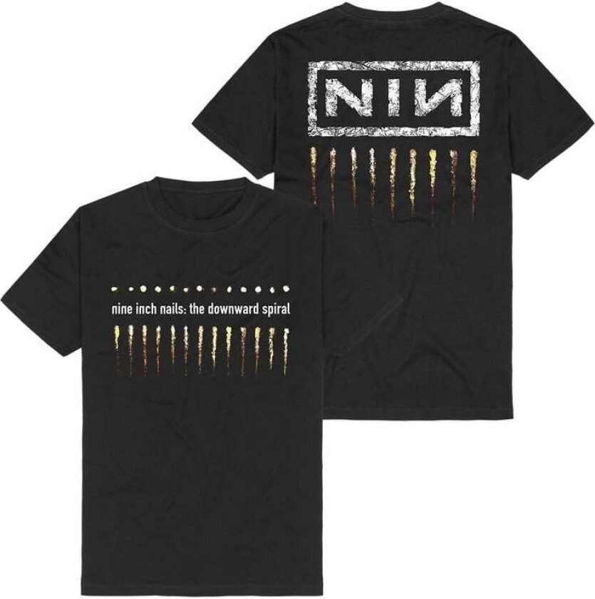 T-skjorte - The downward spiral drip - S til 3XL - Herrer - svart