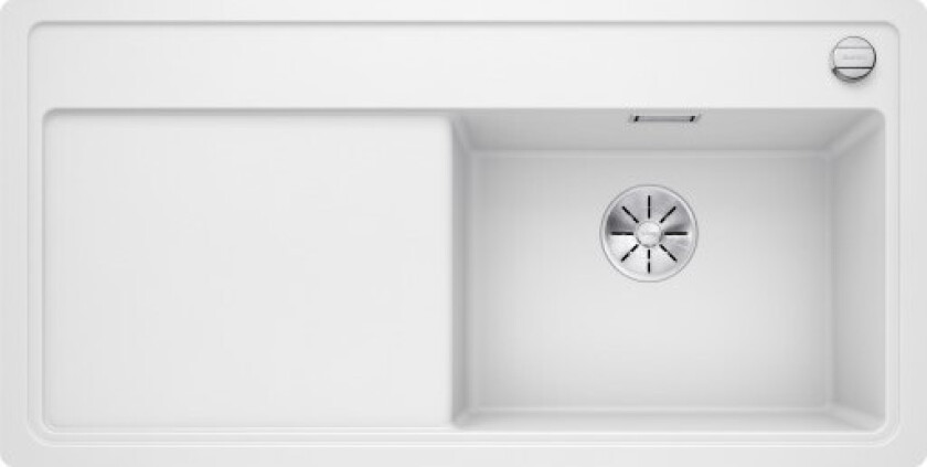Zenar XL 6S-F MXI kjøkkenvask, 98,75x49,75 cm, hvit