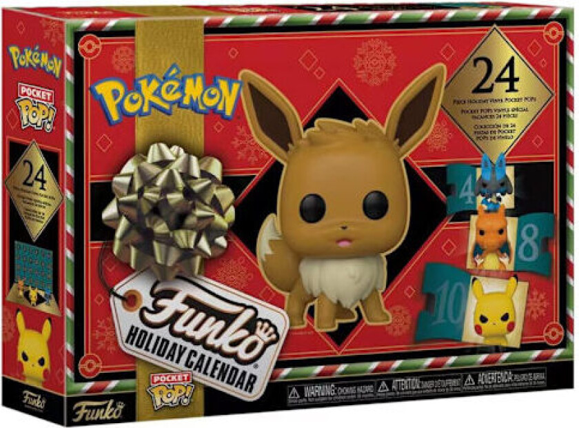 Julekalender - Pokemons Julekalender 24 Pocket Pop Blind Box