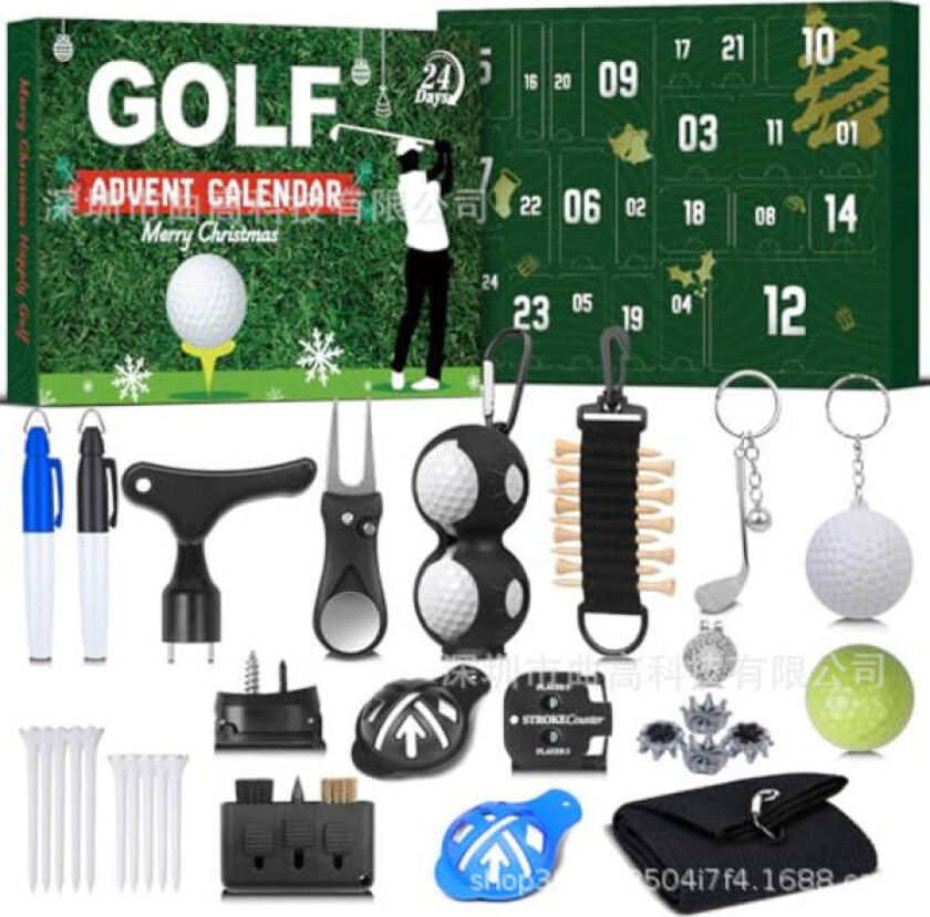 |NN| Julekalender 2024, 24 dager nedtelling til jul, Golf