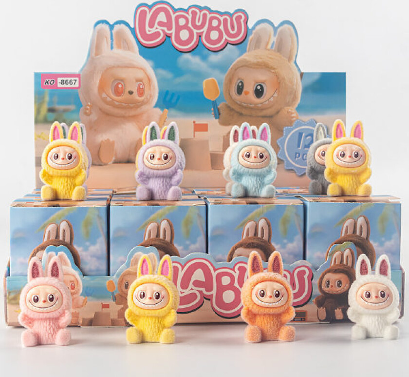 12-pakning Monster Adventskalender - Overraskelses blindboks som inneholder uthulede juledekorasjoner, ornamenter og barnegaver