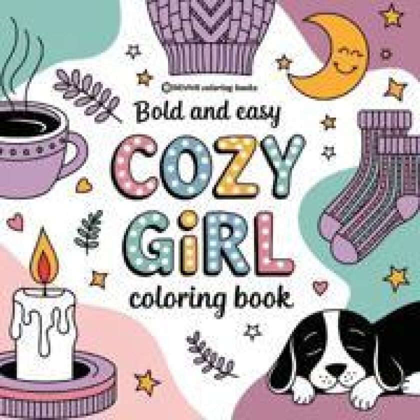 Bold & Easy Cozy Girl Coloring Book