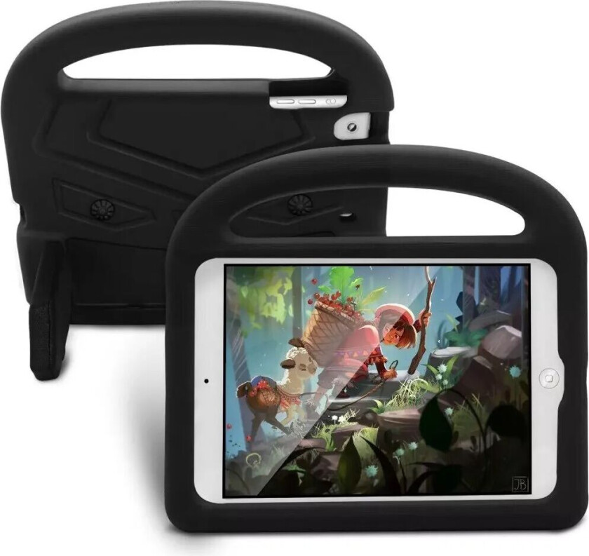 iPad Mini 1/2/3/4/(2019) Barnedeksel - Sparrow Stander - Svart