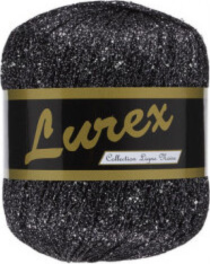 Lammy Lurex Garn 18 Koksgrått
