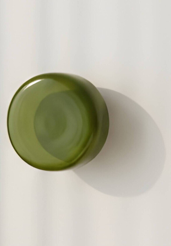 Vegglampe BonBon, grønn, Ø 16 cm, glass