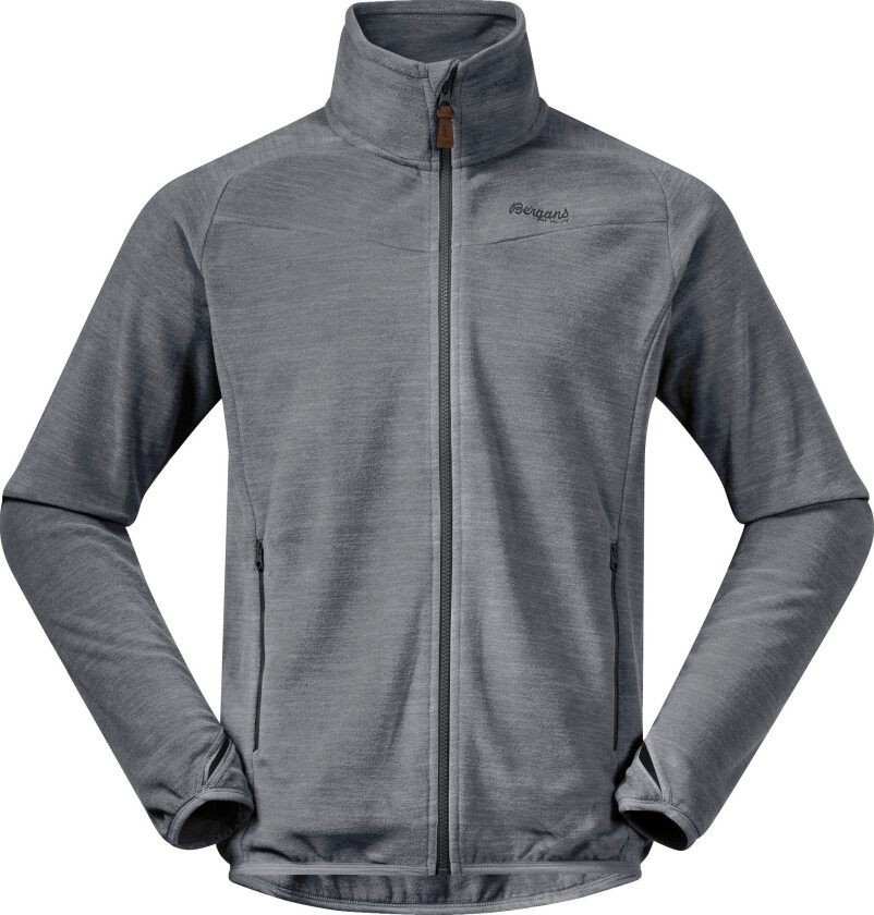 Men's Hareid Fleece Jacket Nohood Aluminium XL, Aluminium