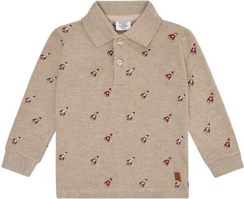 Hust and Claire Stevie polo genser til barn, Biscuit