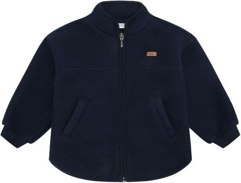 Hust and Claire Hcemi zip-jakke i ullfleece, More Navy