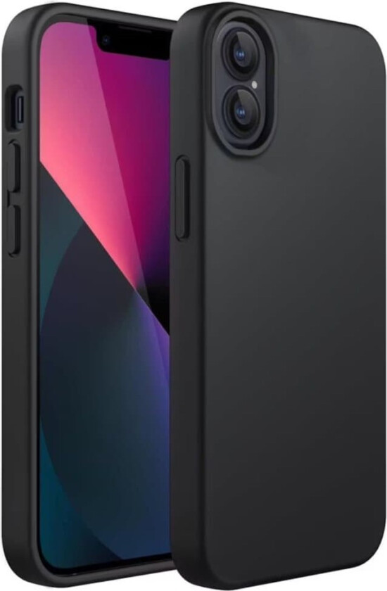 iPhone 17 matt svart silikondeksel