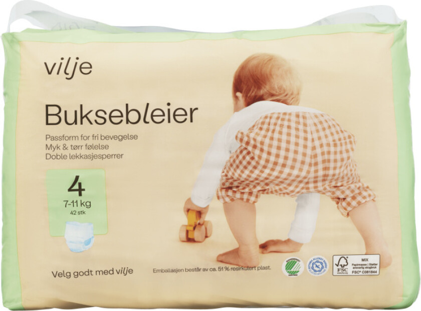 Buksebleie Str 4 42stk