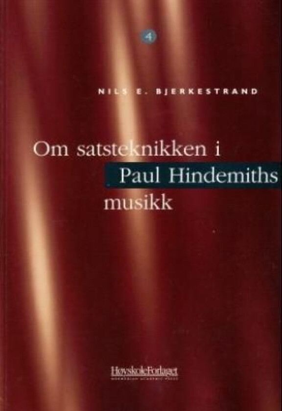 Om satsteknikken i Paul Hindemiths musikk av Nils E. Bjerkestrand