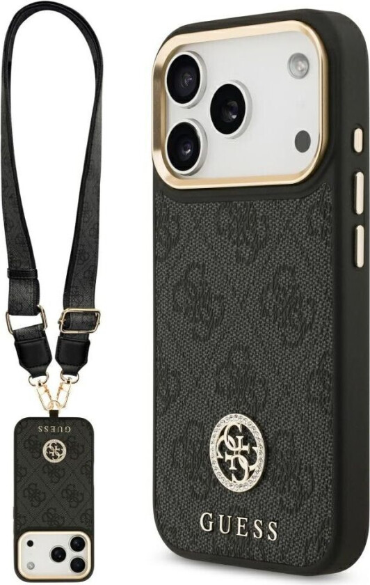 4G Strass-logodeksel med stropp (iPhone 17 Pro)