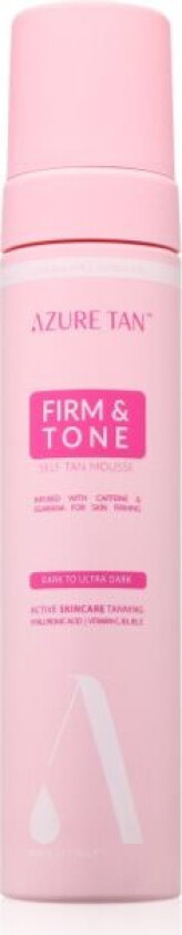 Azure Tan Firm & Tone mousse autoabbronzante per il corpo colore scuro a Ultra scura 200 ml