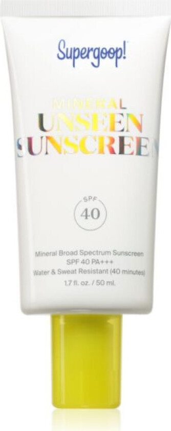 Mineral Unseen Sunscreen crema abbronzante minerale SPF 40 50 ml