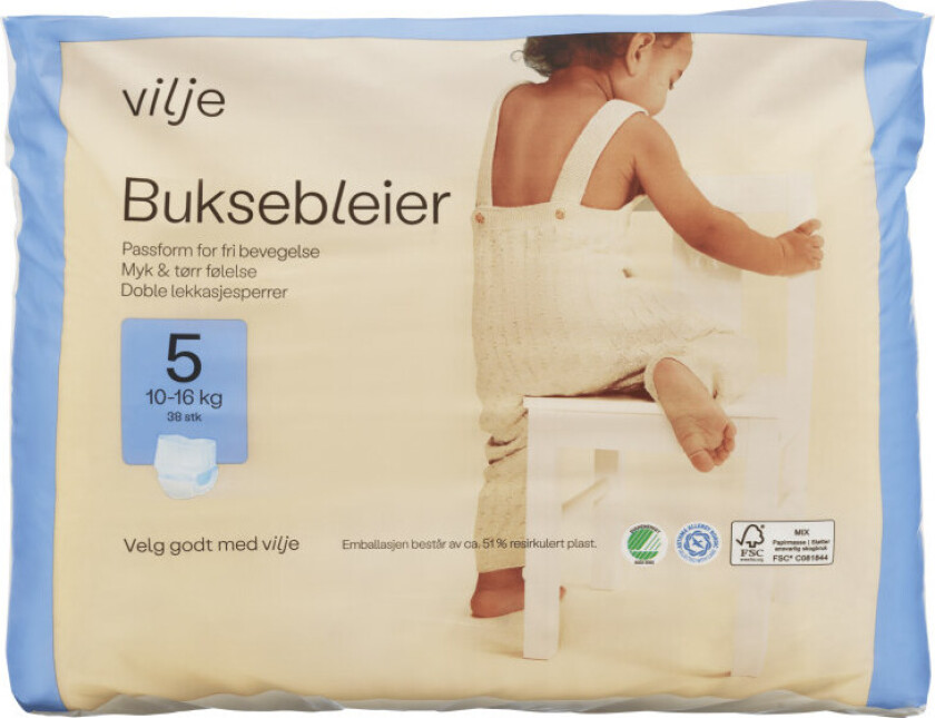 Buksebleie Str 5 38stk