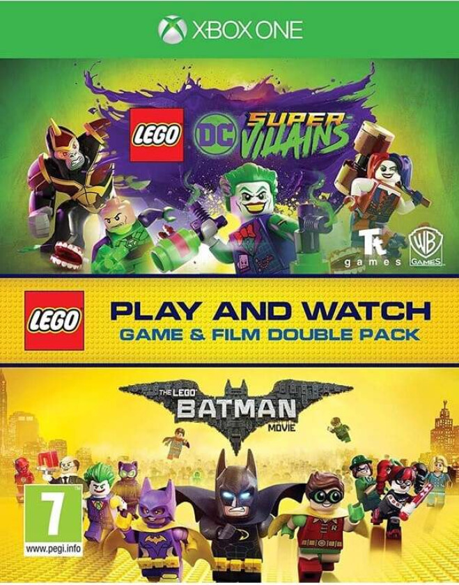 Lego DC Super-Villains Game & Film Double Pack - Microsoft Xbox One - Action