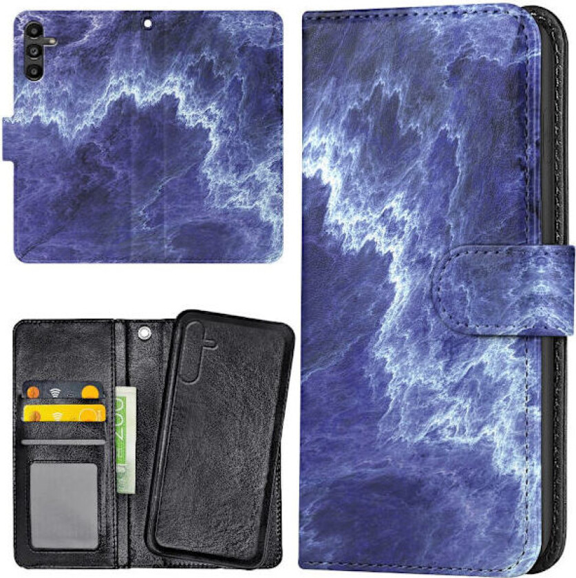Samsung Galaxy A17 5G - Lommebok Deksel Marmor