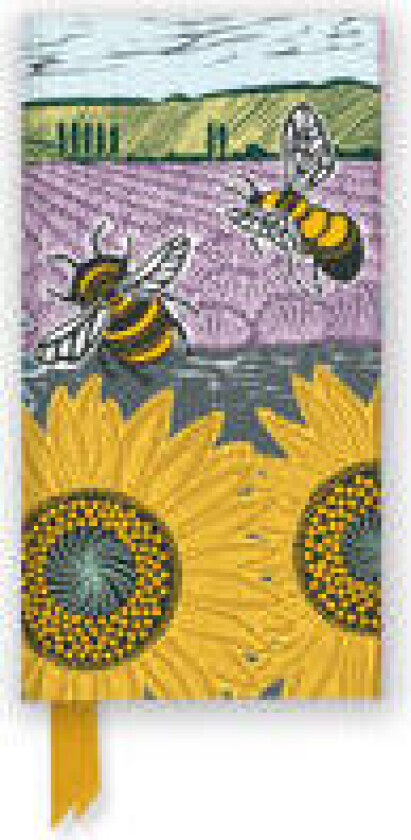 Kate Heiss: Sunflower Fields (Foiled Slimline Journal)