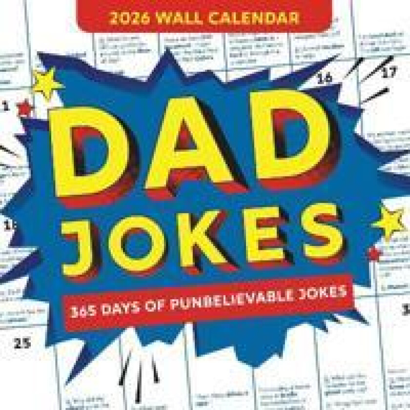 2026 Dad Jokes Wall Calendar