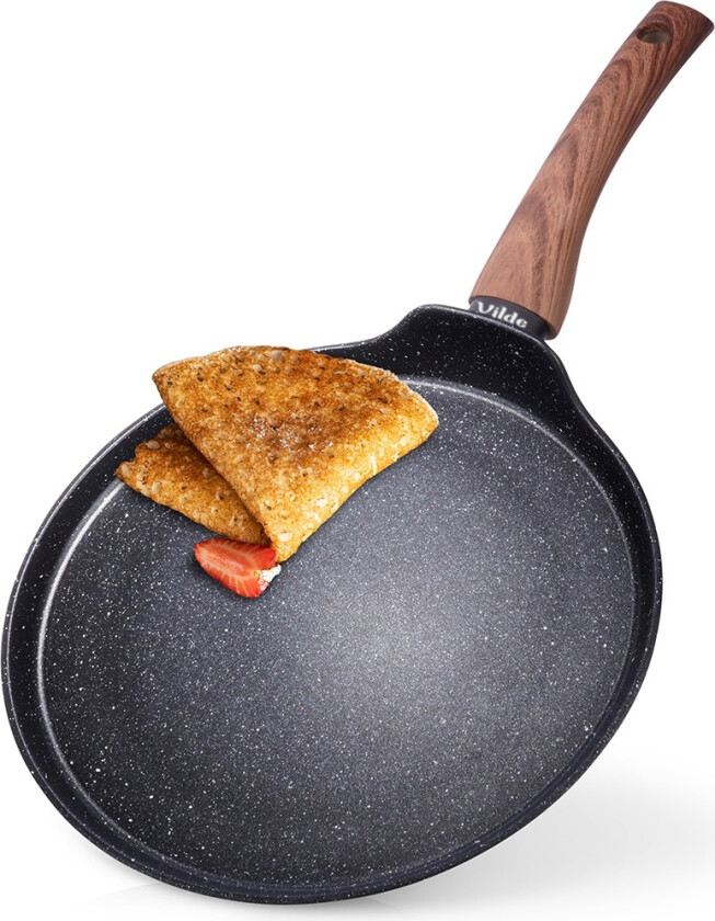 Pannekakepanne granitt SVART&TRE 24 cm