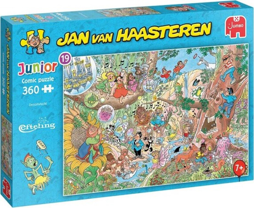 Jan van Haasteren Jigsaw Puzzle Junior Efteling Dream Flight 360 pieces. Gulv