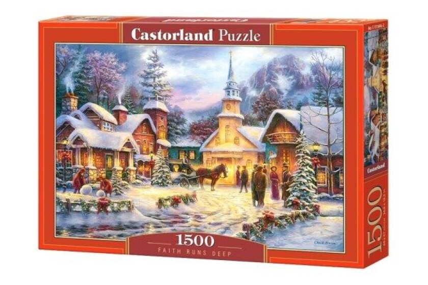 Castorland Faith Runs Deep - 1500 pcs Puslespill 1500 stykker Julaften