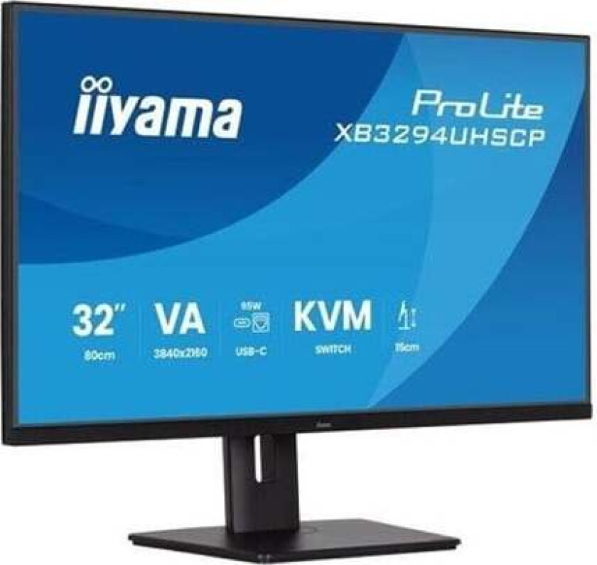 31.5" iiyama ProLite XB3294UHSCP-B1 - LED monitor - 4K - 31.5"
