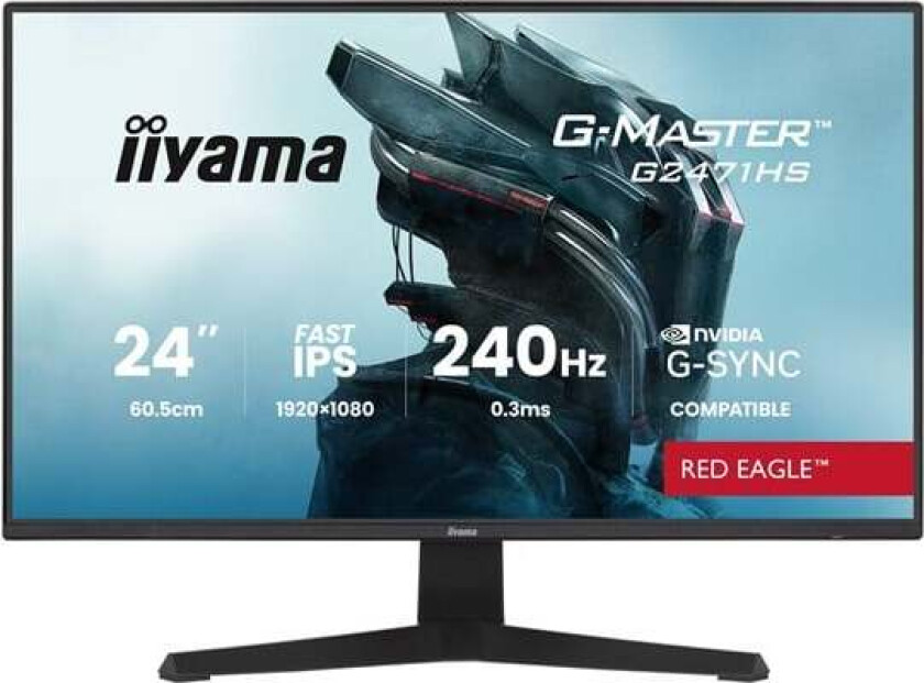24" iiyama G-MASTER Red Eagle G2471HS-B1 - LED monitor - Full HD (1080p) - 24"