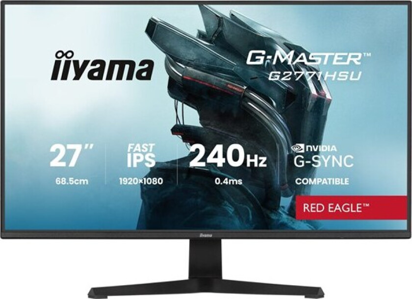 27" iiyama G-MASTER Red Eagle G2771HSU-B1 - LED monitor - Full HD (1080p) - 27"