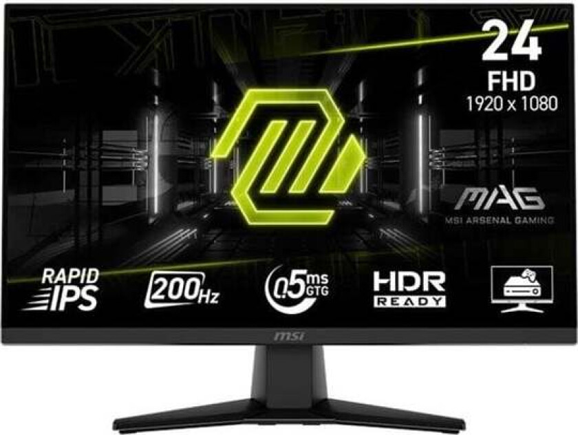24" MSI MAG 242F - LCD monitor - Full HD (1080p) - 24" - HDR