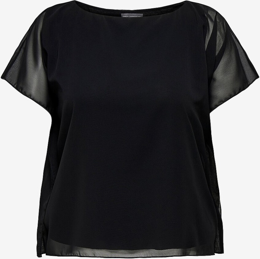 Topp carCoko SS O-neck - Svart