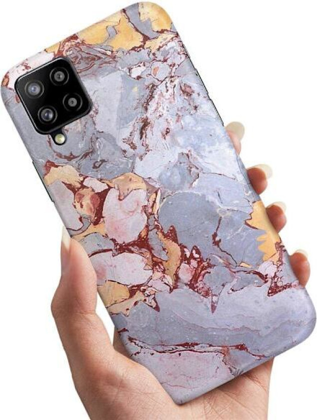 Samsung Galaxy A12 - Deksel/Mobildeksel Marmor