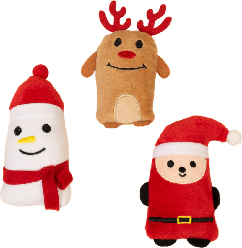 juleputesett til lek - pakke med 3 stk