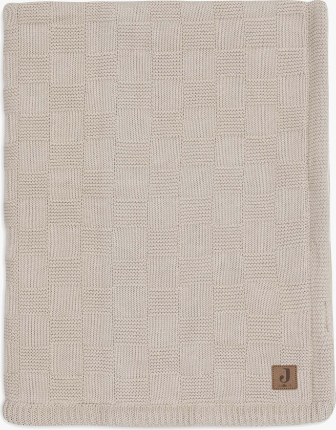 Teppe 75x100 cm Box Knit/Velvet, Warm Sand - Tekstiler - 100% Bomull