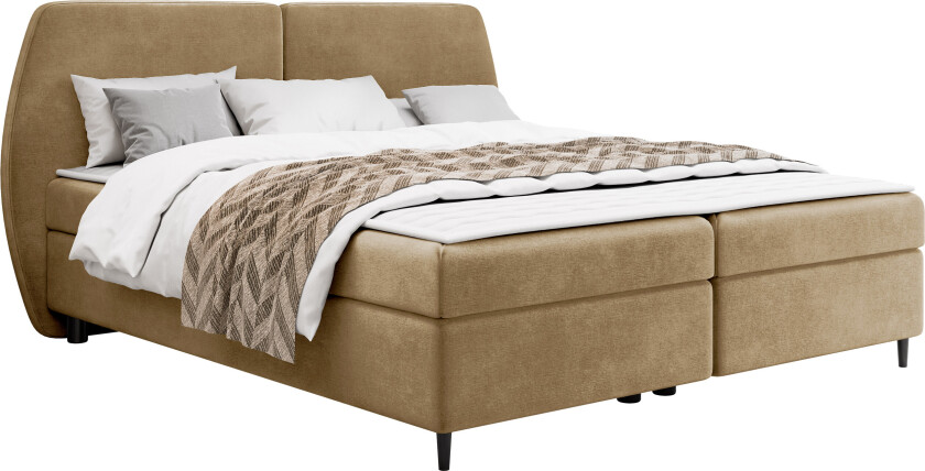 Rynricon Sengepakke Kontinentalseng 160x200 cm - Beige