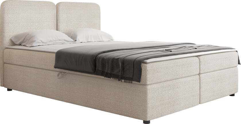 Allgunnen Sengepakke Kontinentalseng 160x200 cm - Beige
