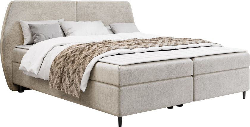 Rynricon Sengepakke Kontinentalseng 180x200 cm - Beige