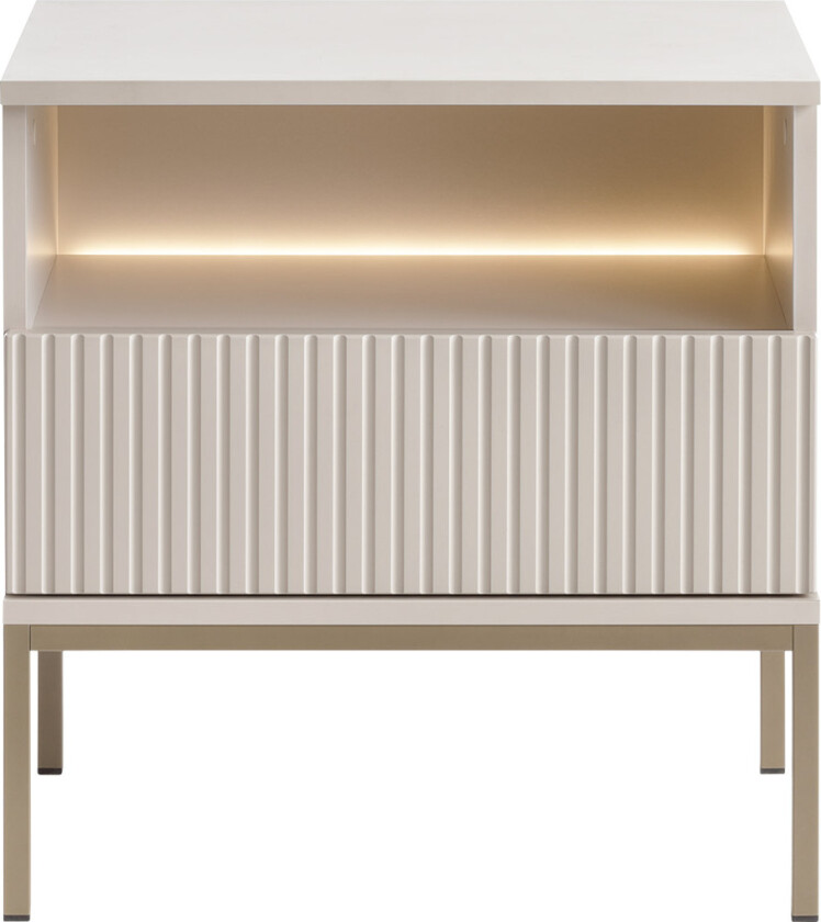 Tenorio Nattbord 54 cm - Beige