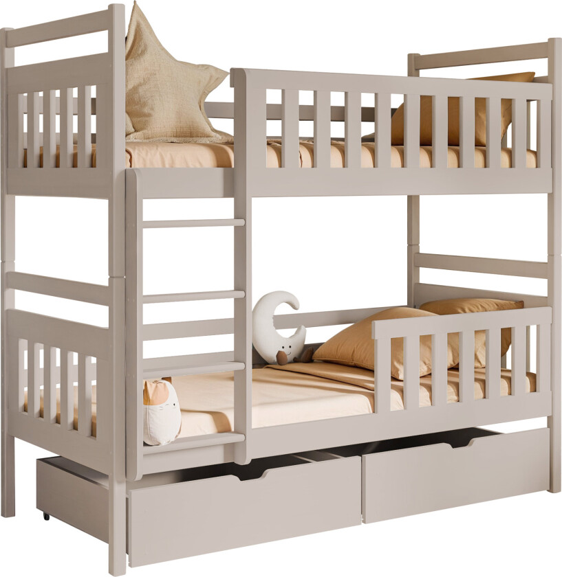 Bridgeorth Køyeseng to soveplasser 90x200 cm - Beige