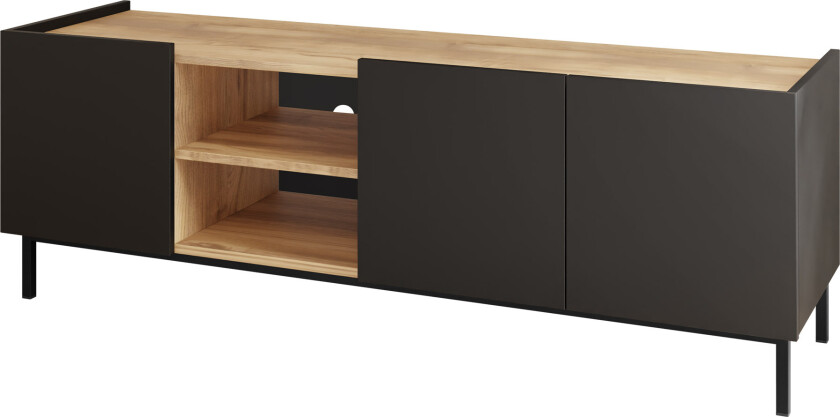 Tavrin TV-benk 153 cm - Svart