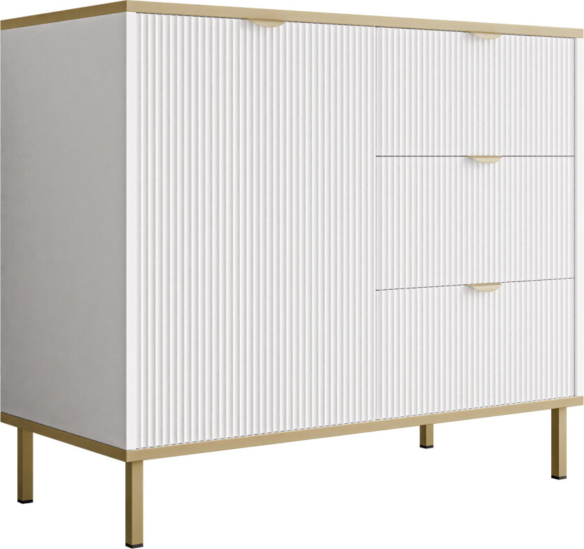 Salmor Skjenk 91x42 cm - Hvit