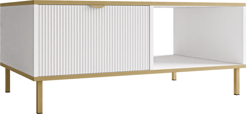 Salmor Sofabord 100 cm - Hvit